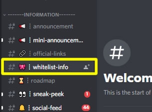 How to Get on Whitelist