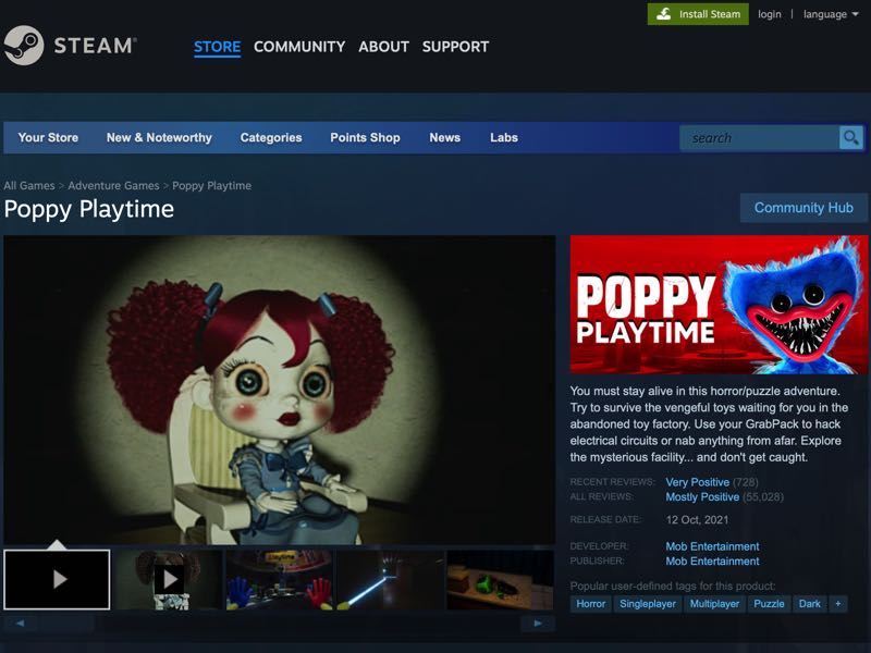 Poppy Playtime on Steam
